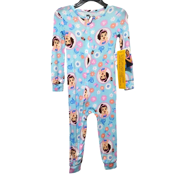 Ms Rachel Girls Toddler One Piece Pajamas 2T NWT - Picture 1 of 3